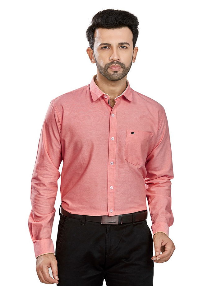 Outluk 1419 Oxford Cotton Regular Wear Mens Shirt Collection